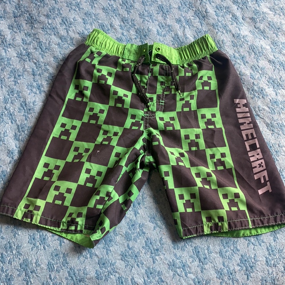 Minecraft Boys Bathing Suit - Size 8